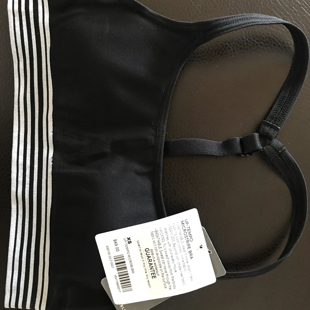 Athleta Up-Tempo Mircrostripe Bra (NWT) XS
